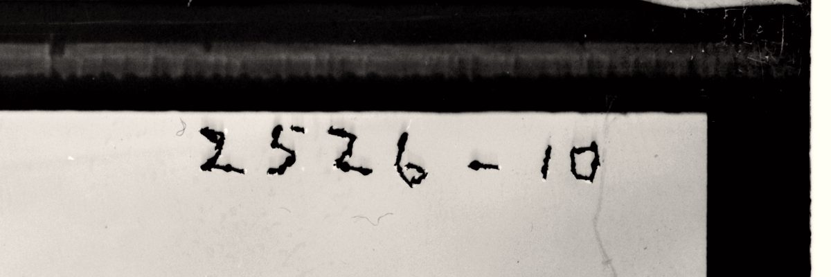The handwritten file number 2526-10