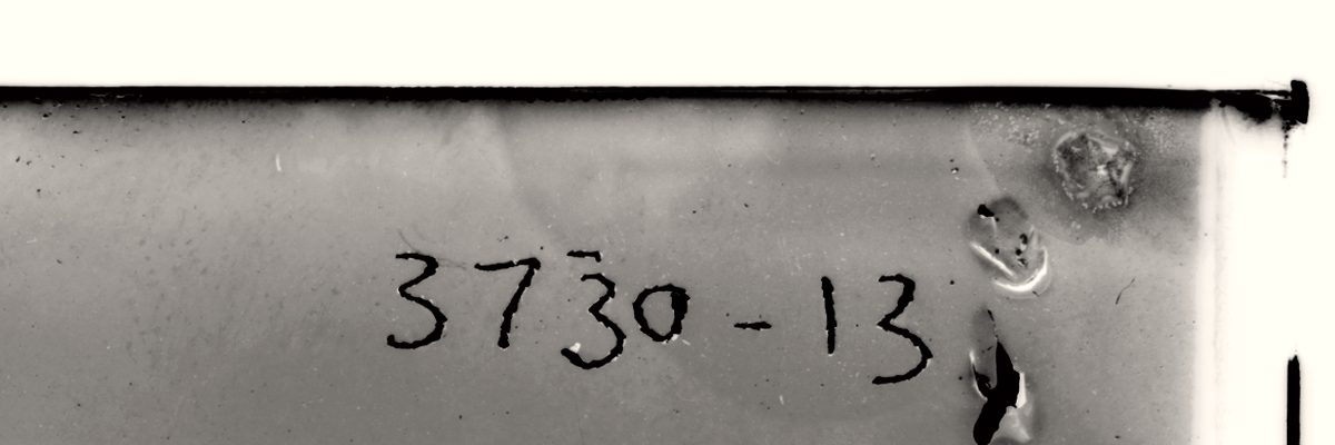 The handwritten file number 3730-13